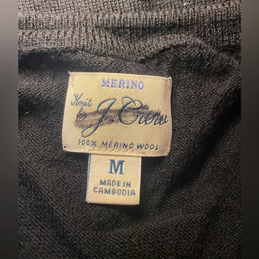 NWOT J Crew Men’s Merino Wool‎ V-Neck Sweater Classic Warm